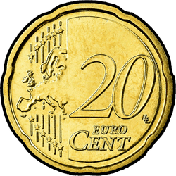реверс 20 центов (€) 2012 ""