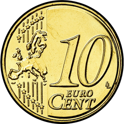 реверс 10 cents (€) 2015 ""