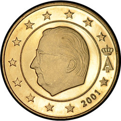 аверс 50 центов (€) 2001 ""