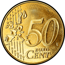 реверс 50 центов (€) 2004 ""