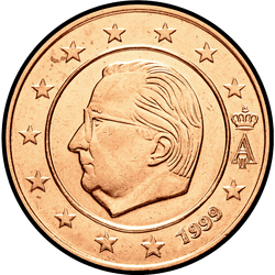 аверс 2 cents (€) 1999 ""