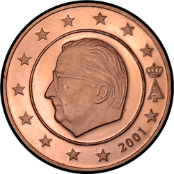 аверс 5 cents (€) 2001 ""