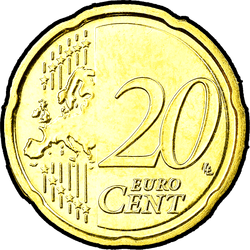 реверс 20 центів (€) 2013 ""