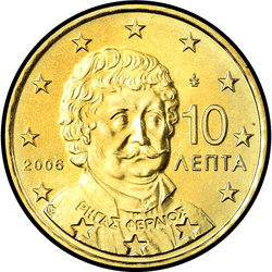 аверс 10 центів (€) 2006 ""