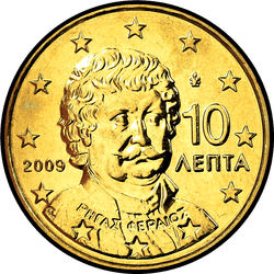 аверс 10 центов (€) 2009 ""