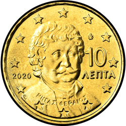 аверс 10 центов (€) 2020 ""