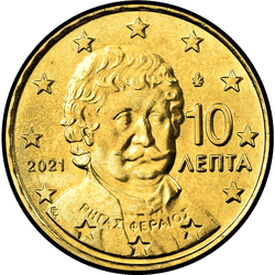 аверс 10 cents (€) 2021 ""