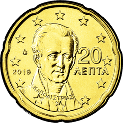 аверс 20 центов (€) 2019 ""