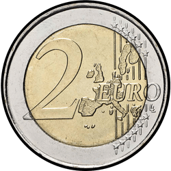 реверс 2€ 2004 "Олімпійські ігри в Афінах 2004 року"