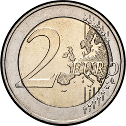 реверс 2€ 2007 "50 ° aniversario del Tratado de Roma"