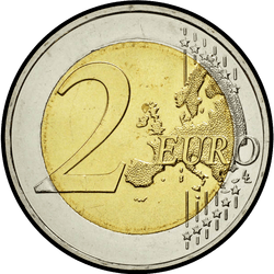 реверс 2€ 2014 "400 Years since the Death of El Greco"