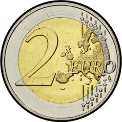 реверс 2€ 2014 "150ème anniversaire de l