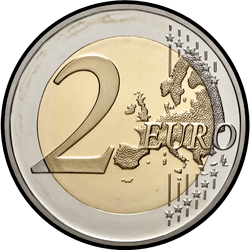 реверс 2€ 2020 "2500-летие битвы при Фермопилах"
