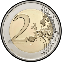 реверс 2€ 2020 "100th anniversary of the incorporation of Thrace into Greece"