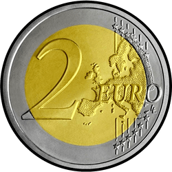 реверс 2€ 2022 "200 гадоў першай Канстытуцыі Грэцыі"