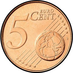 реверс 5 cents (€) 2013 ""