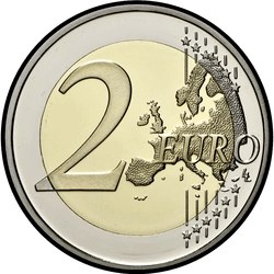 реверс 2€ 2022 "유럽 에라스무스 프로그램 35 주년"
