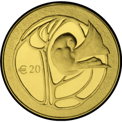 реверс 20 евро 2010 "50 лет независимости Кипра"