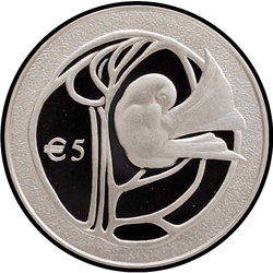 реверс 5€ 2010 "साइप्रस की स्वतंत्रता के 50 साल"