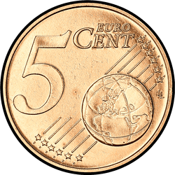 реверс 5 cents (€) 2009 ""