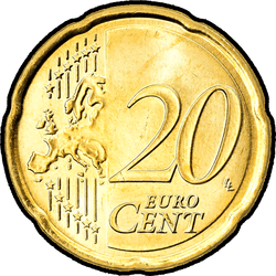 реверс 20 cents (€) 2022 ""