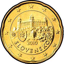 аверс 20 cents (€) 2010 ""