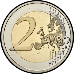 реверс 2€ 2019 "الذكرى السنوية رقم 100 لوفاة ميلان راستيسلاف شتيفانيك"