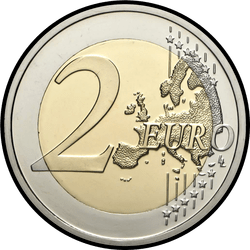 реверс 2€ 2020 "20th Anniversary of the Entry of Slovakia to the OECD"
