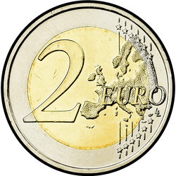 реверс 2€ 2014 "10 years since the entry of Slovakia into the EU"