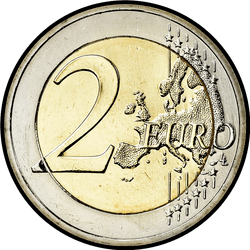 реверс 2€ 2009 "10 años a la Unión Económica y Monetaria"