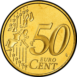 реверс 50 cents (€) 2001 ""