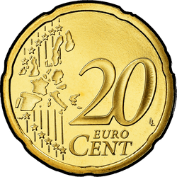 реверс 20 cents (€) 2001 ""