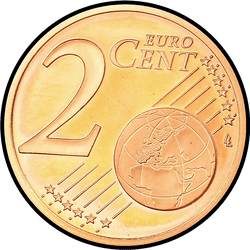 реверс 2 центів (€) 2005 ""