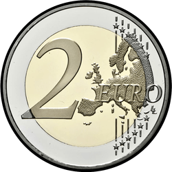реверс 2€ 2020 "오노 레 3 세 탄생 300 주년"