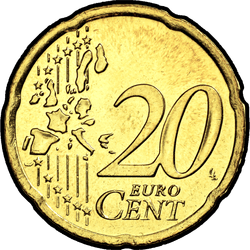 реверс 20 центов (€) 2005 ""