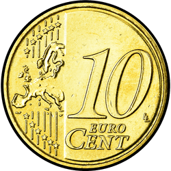 реверс 10 cents (€) 2008 ""