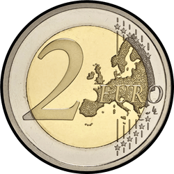 реверс 2€ 2016 "100 años desde el nacimiento de la Pascua"