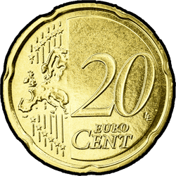 реверс 20 cents (€) 2015 ""