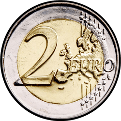 реверс 2€ 2009 "10 ° anniversario dell