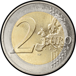 реверс 2€ 2017 "50 years of voluntary military service in Luxembourg"