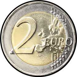 реверс 2€ 2017 "200th anniversary of the birth of Grand Duke Willem III"