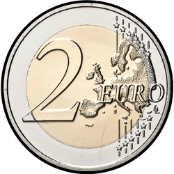 реверс 2€ 2020 "200-годдзе з дня нараджэння прынца Нідэрланда Генрыха"