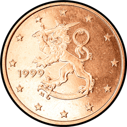 аверс 5 центов (€) 1999 ""