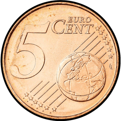 реверс 5 cents (€) 2015 ""