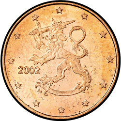 аверс 1 цент (€) 2002 ""