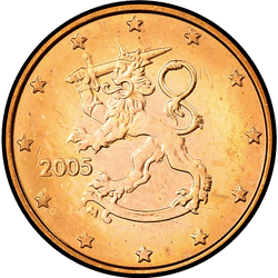 аверс 1セント（€） 2005 ""