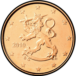 аверс 1 цент (€) 2010 ""