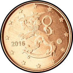 аверс 1セント（€） 2016 ""