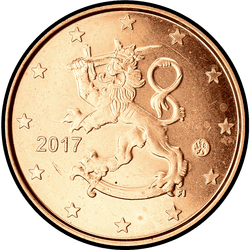 аверс 1 цент (€) 2017 ""