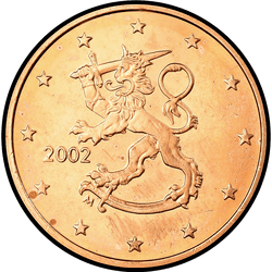 аверс 5 центов (€) 2002 ""